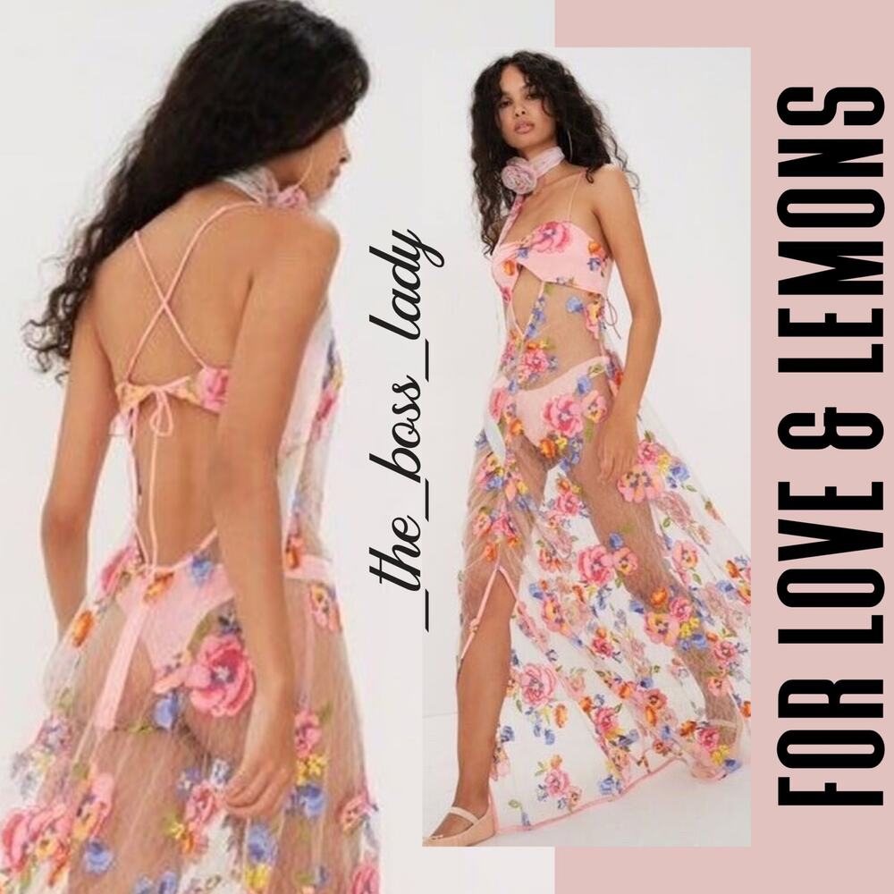 For Love and Lemons floral maxi dress - Picture 3 of 15